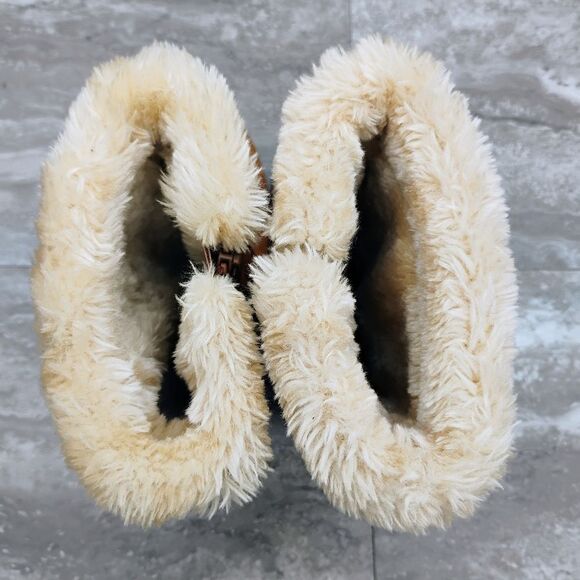 Cat & Jack Girls Size 4 Faux Suede Sherpa Insulated Full Zip Boot - Picture 4 of 13